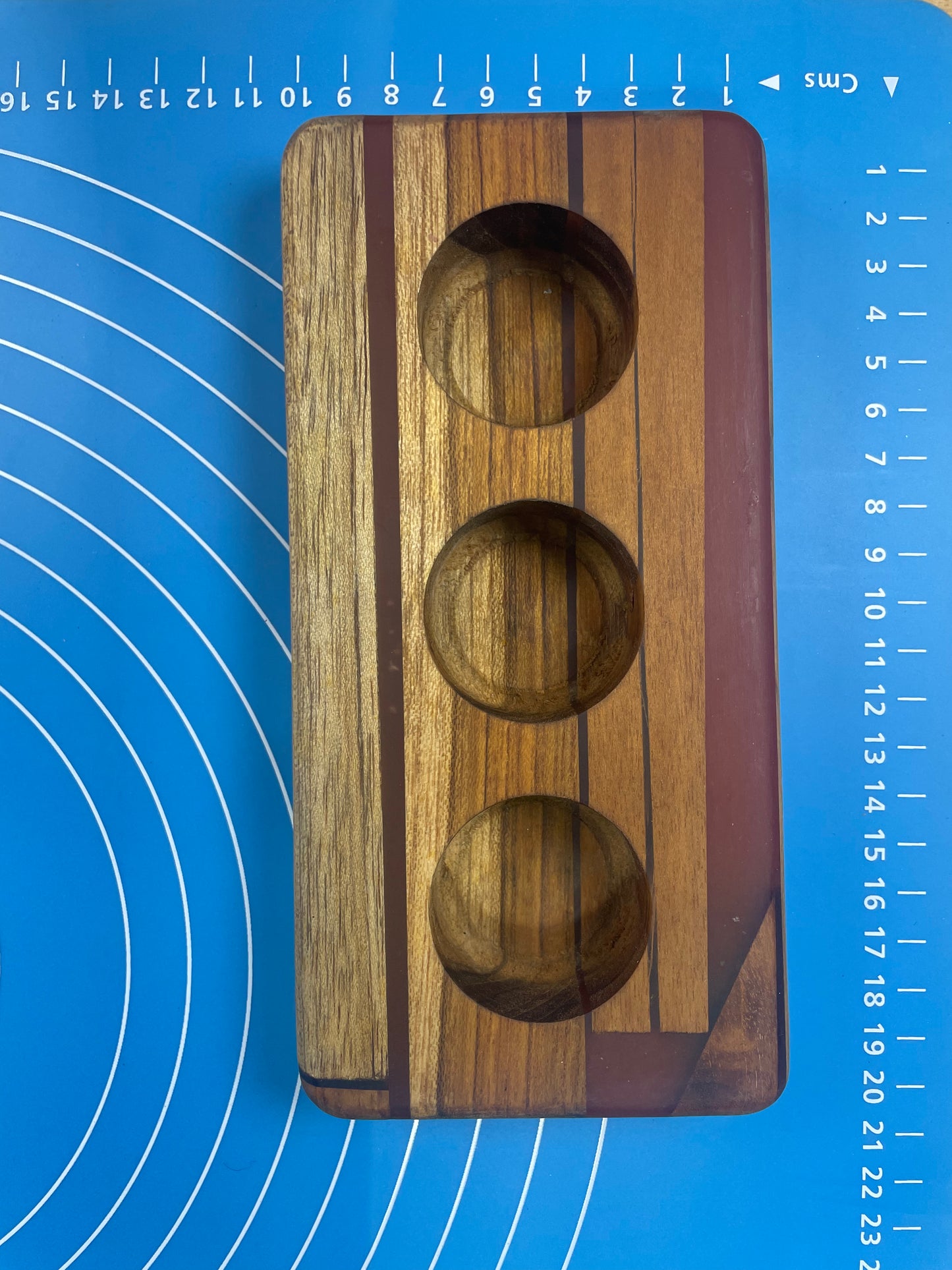 Wooden Candle Holder