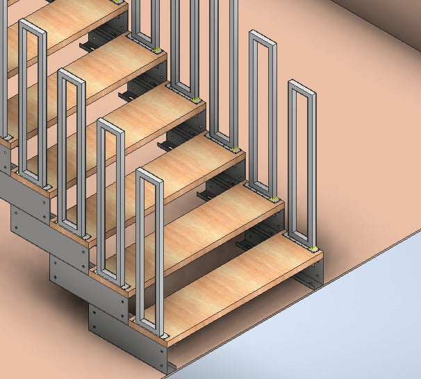 FlatE - DIY Modular Staircase