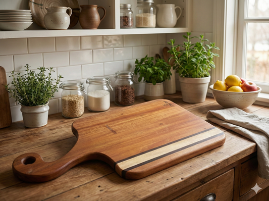 Chopping Board-Pumpkin Handle
