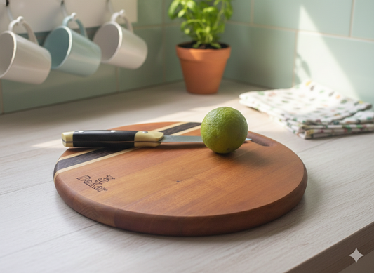Circular Chopping Board with Holding Slot