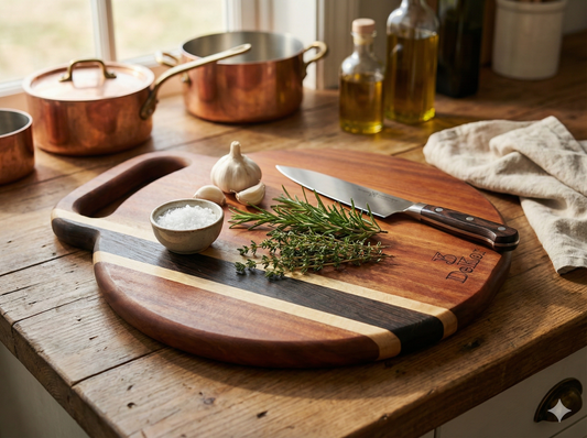Chopping Board - Circle with Handle