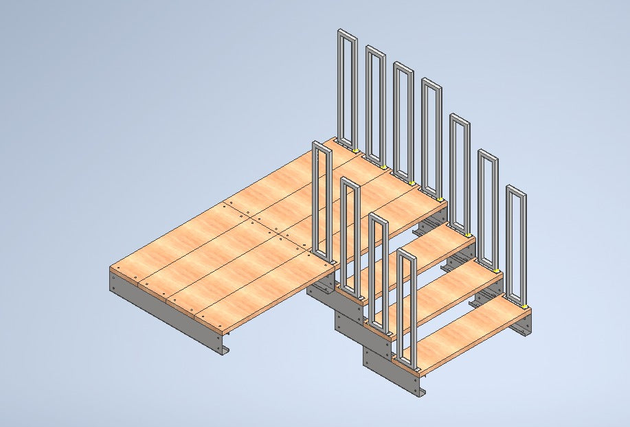FlatE - DIY Modular Staircase